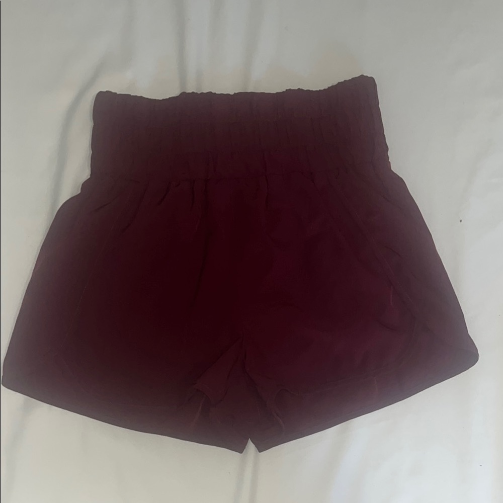 Women's Burgundy Shorts